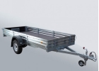 Автомобильный прицеп, предназначенный для перевозки крупной мототехники (квадроциклов (АТV), снегоходов) и других грузов